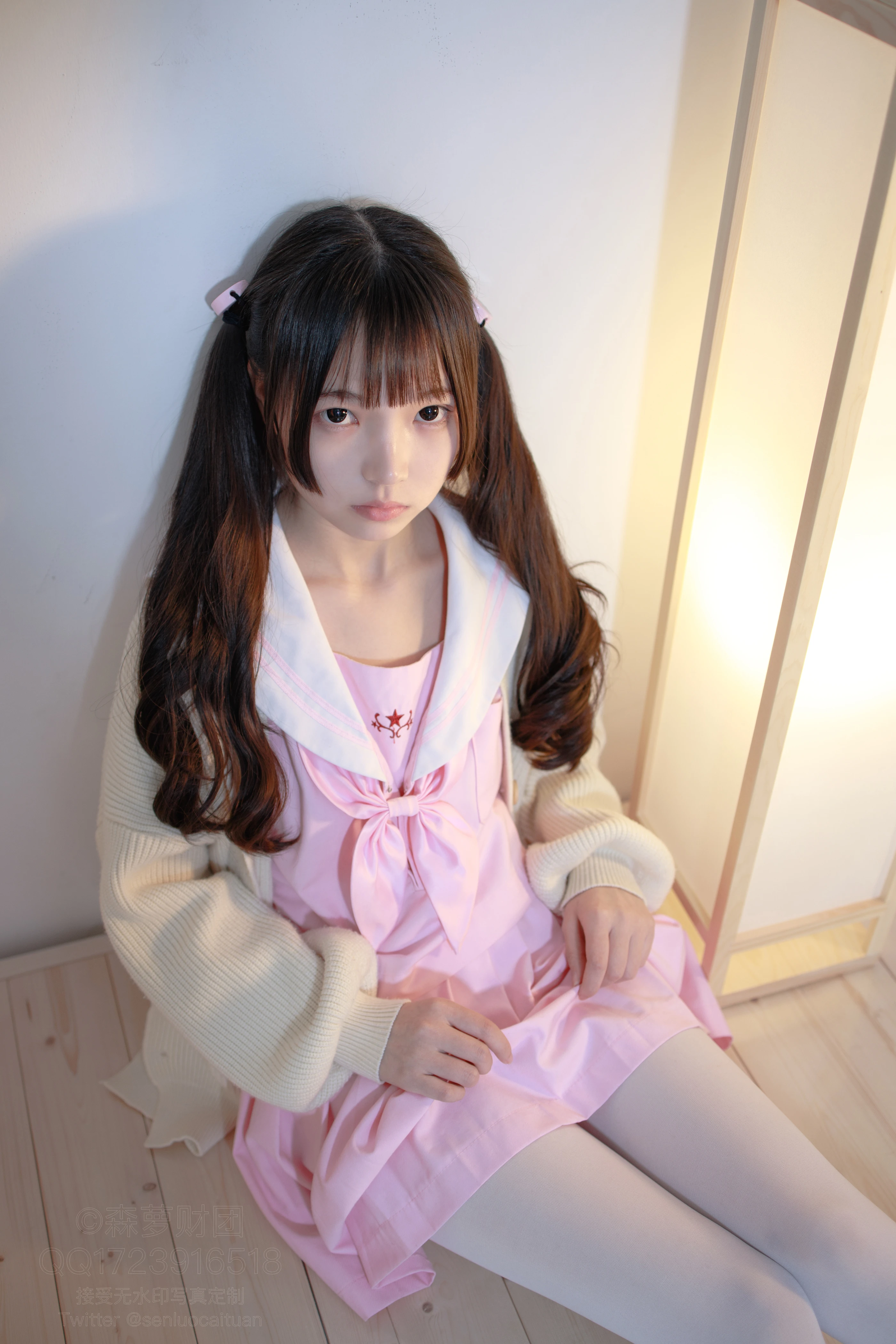 森萝财团 [X-059] 萝莉白丝80D [97P 1V]插图7